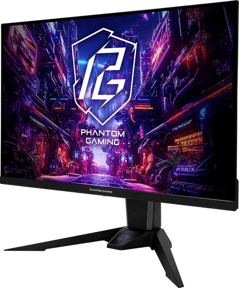 27 QD-OLED gaming monitor, ASRock PGO27QFV, 27", Quad HD, HDMI 2.1, USB-C, črn