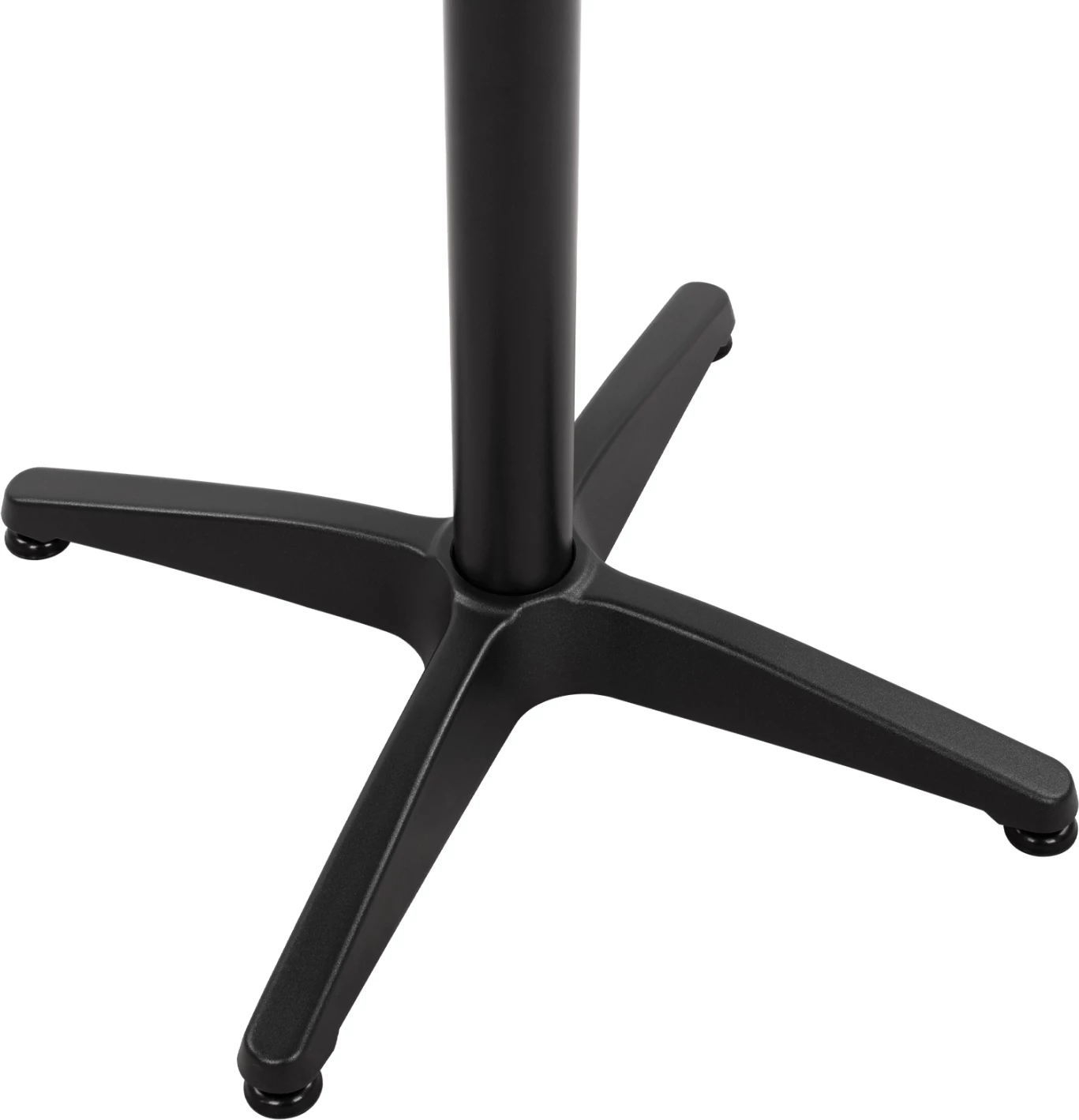 Aluminijasta osnova 4 noge 65x65x70 cm s križem 48x48 cm FH448.03 Črna