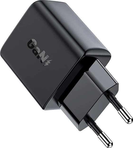Hitri polnilec GaN Acefast A21, 30W, USB-C, črn