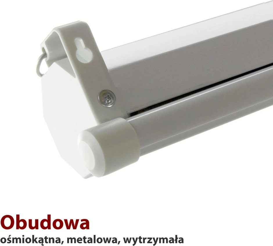 Projekcijski zaslon ART ER M96 1:1, 96", 244x244 cm, ročni, bel