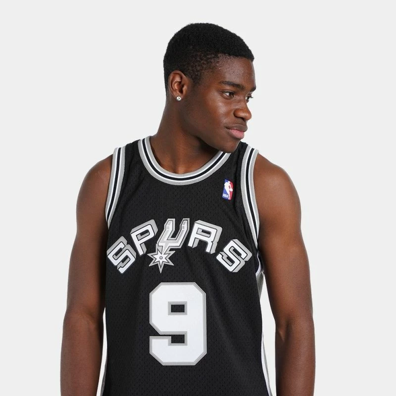 Basketball dres Mitchell & Ness San Antonio Spurs, črn