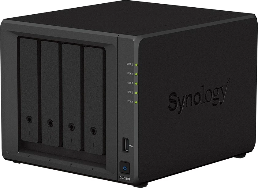 NAS Synology DiskStation DS923+, AMD Ryzen R1600, 4 GB DDR4L