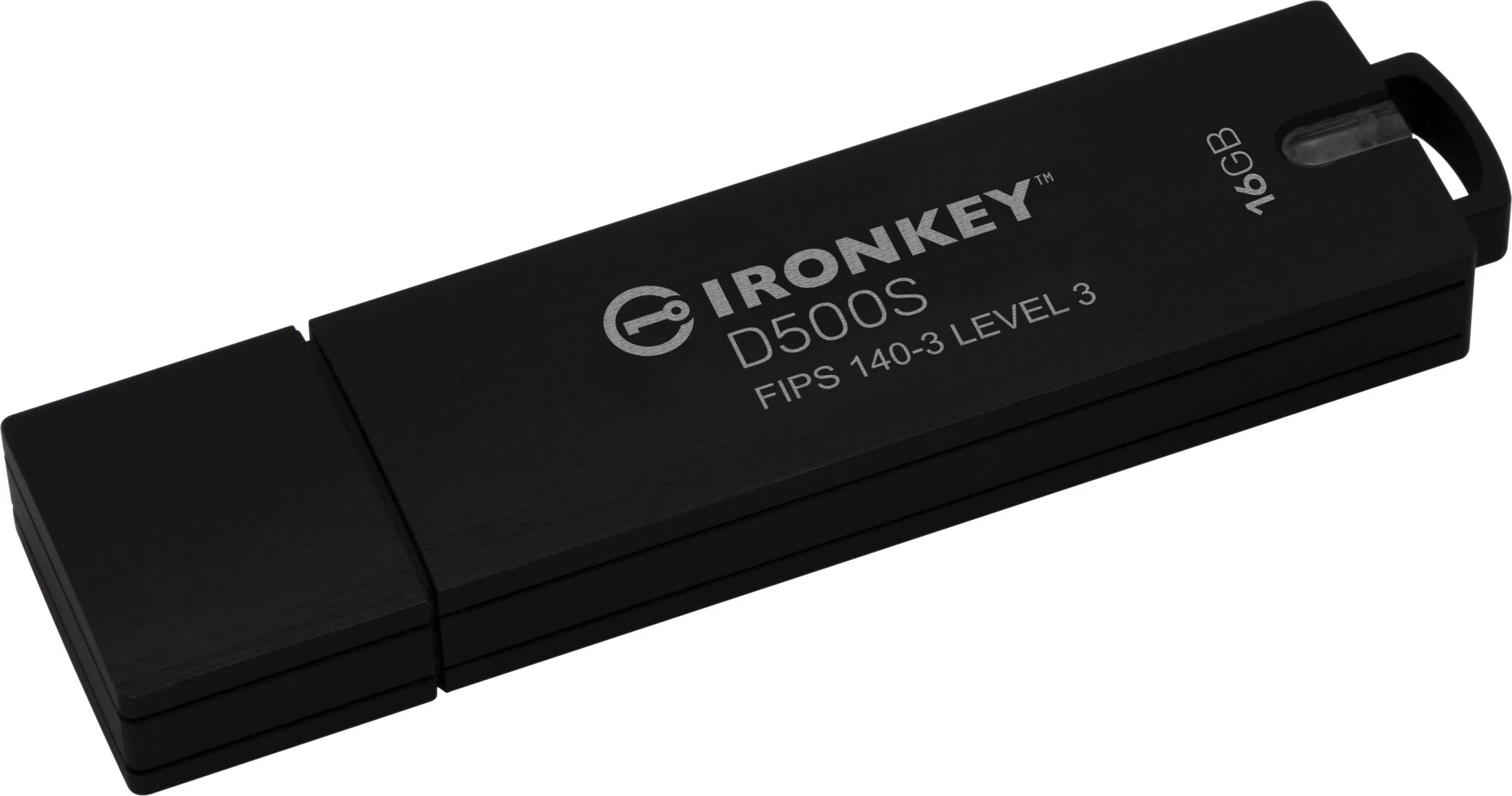 USB ključ Kingston IronKey D500S 16GB, USB 3.2, črn