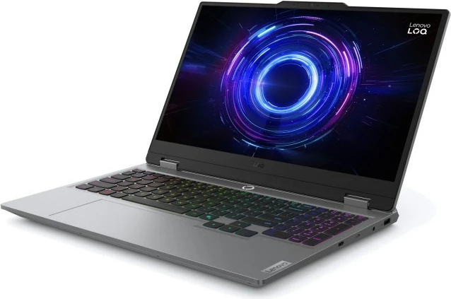 Prenosnik za igre in delo Lenovo LOQ 15IRX10, 15,6", Intel Core i5-13450HX, 16 GB RAM, 512 GB SSD, NVIDIA RTX 4060, Luna Grey