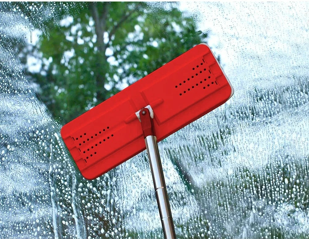 Mop raven GreenBlue MaxiClean GB850 z vedrom in ožemalnikom, rdeč