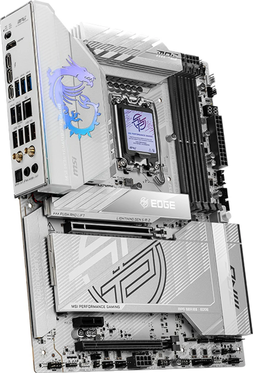 Matična plošča MSI MPG Z890 Edge TI WIFI, Intel, DDR5, bela