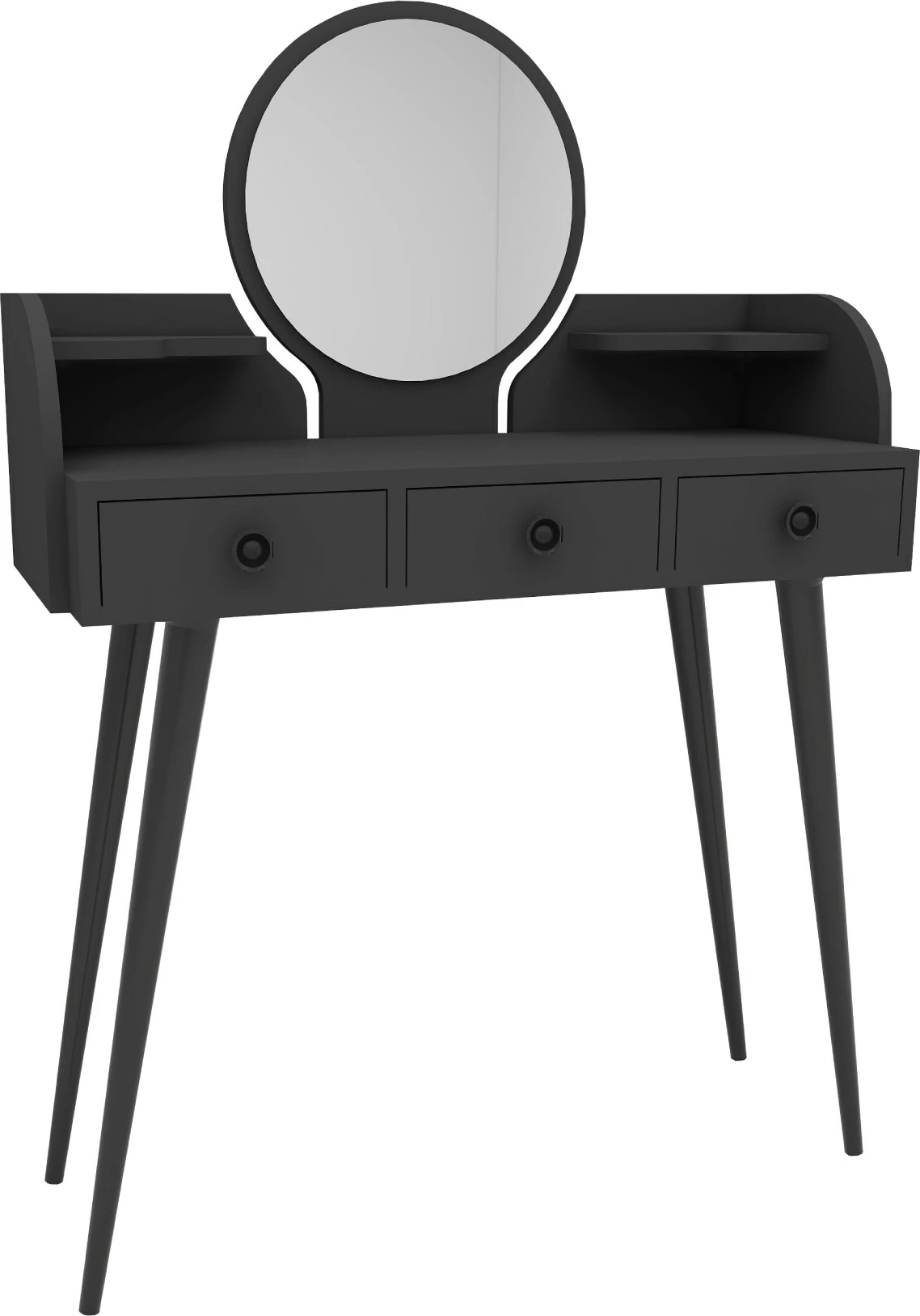 Eleganten toaletni mizica Hanah Home, Antracit