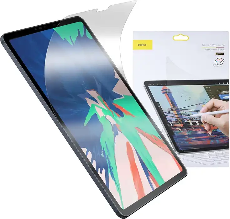 Zaščitna folija Paper-like 0,15 mm za iPad Pro 11" (2018), mat prozorna — Baseus