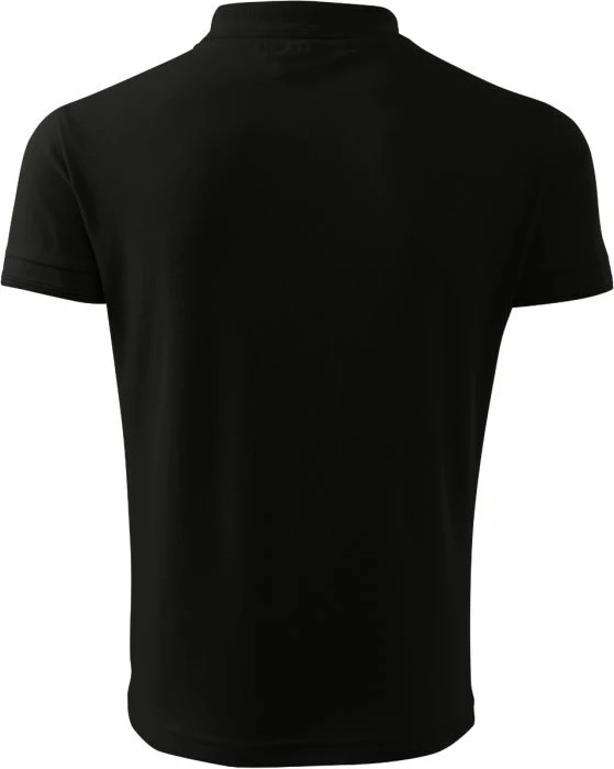 Polo majica Adler za moške, črna