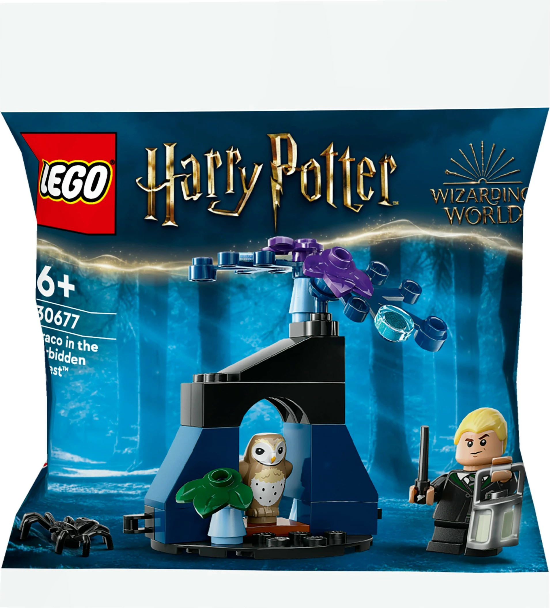 Set gradnje Draco v Prepovedanem gozdu, LEGO Harry Potter 30677, 33 kosov, večbarvno