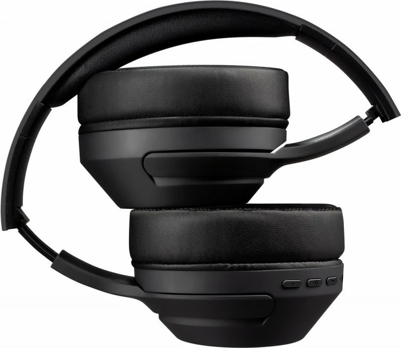 Brezžične slušalke čez uho, Bluetooth 5.3, z mikrofonom, črne Defender Freemotion B690