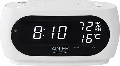 Alarmna ura Adler AD 1186, bela
