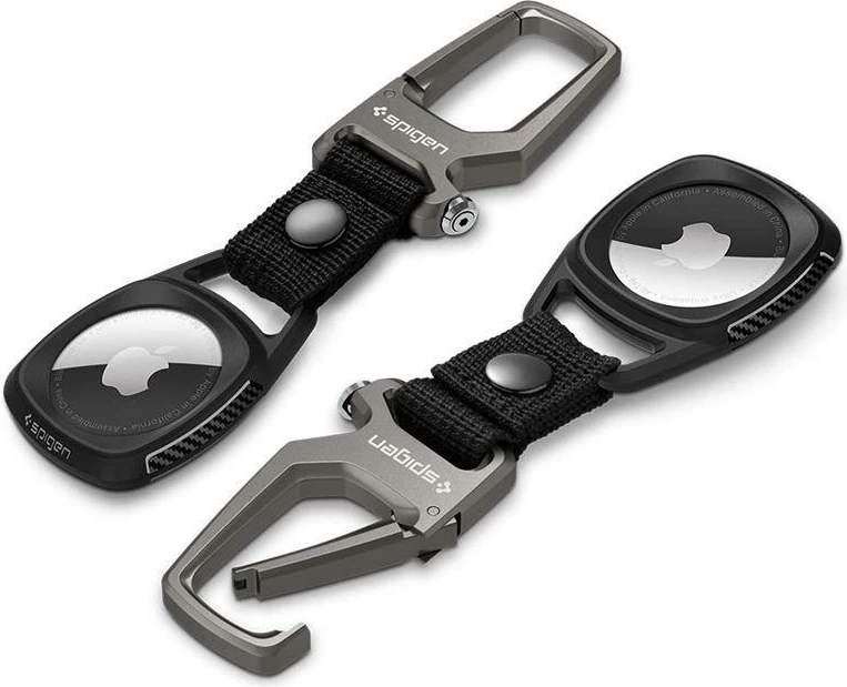 Ovitek Spigen Rugged Armor za Apple AirTag, mat črn