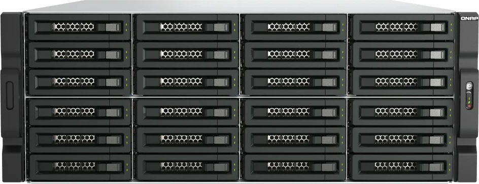 Razširitveno računalniško ohišje QNAP TL-R2400PES-RP, 24 mest, 4U, PCIe, SATA, črno