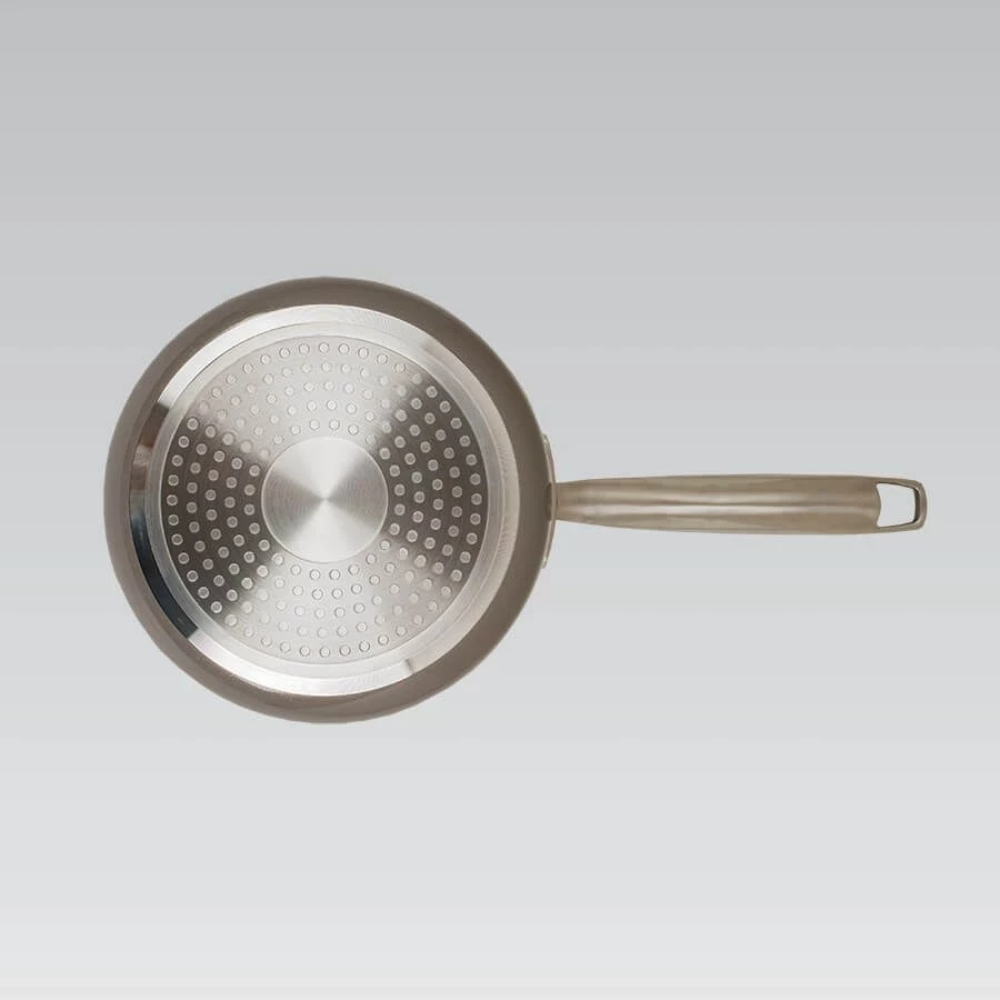 Lonček za kuhanje, 1,9 L, 18 cm, s steklenim pokrovom, gri - Maestro MR-4009-18S