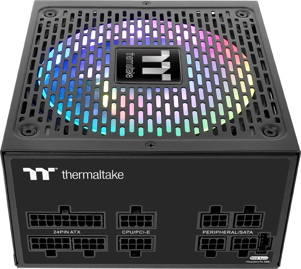 Furnizues energije Thermaltake Toughpower GF1 Gold ARGB 650W, modularen, 80 PLUS Gold, z ARGB osvetlitvijo