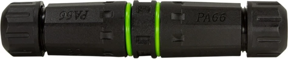 Zunanji konektor za optična vlakna LC Duplex, IP68, črn — Techly 368642