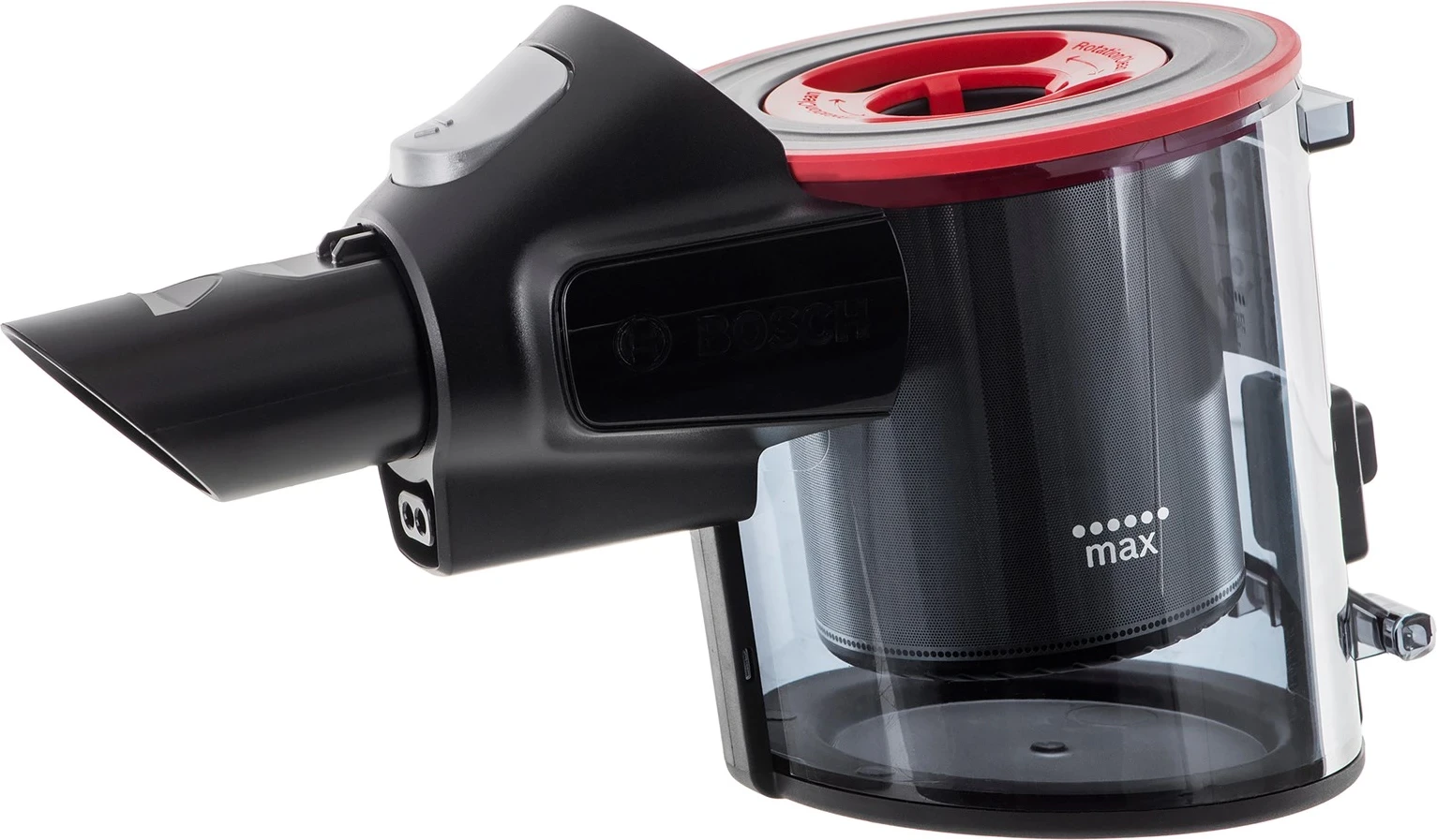 Brezžični sesalnik, 18 V, 0.3 L, črn in nerjaveče jeklo Bosch BBS711W