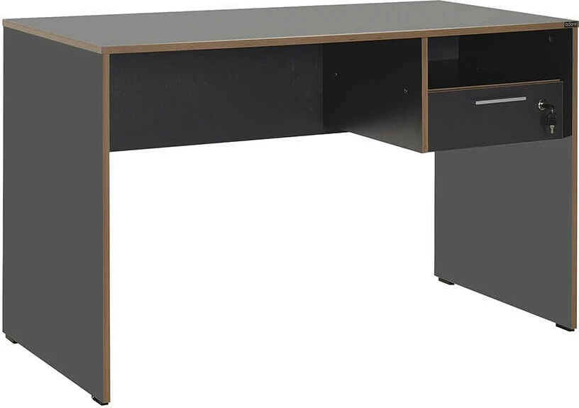 Delovna miza anthracite in hrast, Hanah Home Cms-510-Ax-1