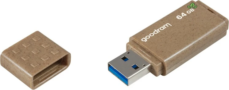 USB ključek 64 GB, rjav, GOODRAM UME3 Eco Friendly
