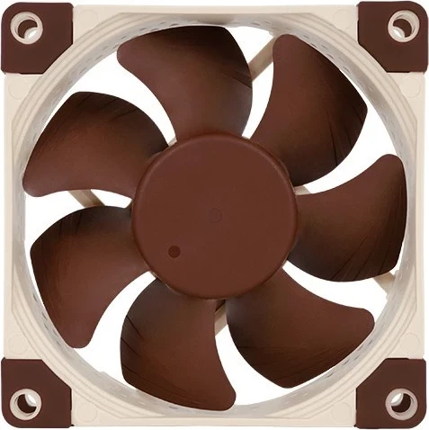 Ventilator za ohišje računalnika Noctua NF-A8 ULN, 8 cm, bež in rjav