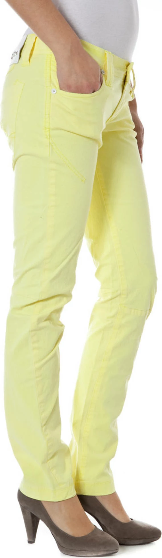 Hlače za ženske ZUELEMENTS, rumene