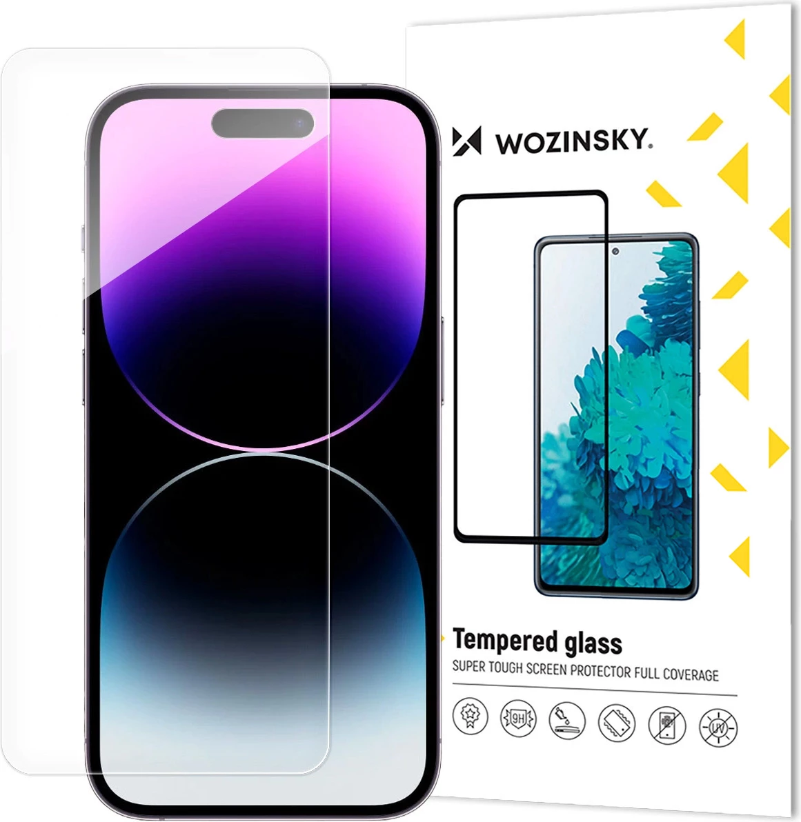 Zaščitno steklo za iPhone 16 Plus Wozinsky, prozorno
