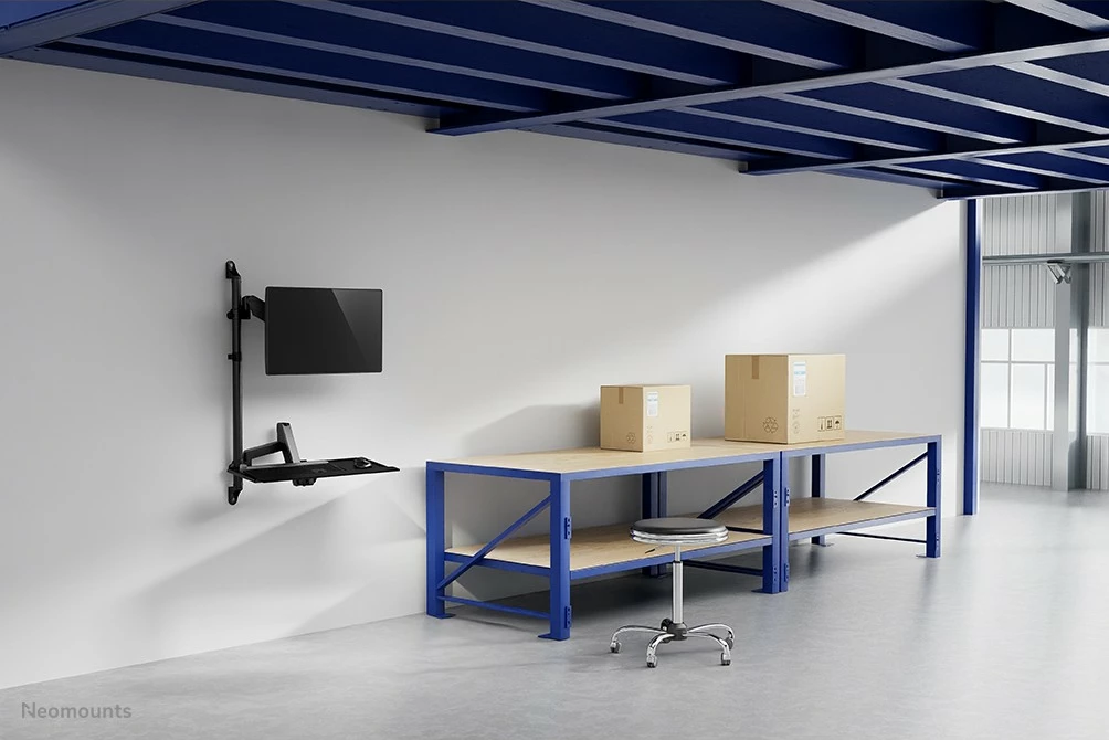 Stojalo za delo na steni, Neomounts Newstar WL90-325BL1, 32", črno