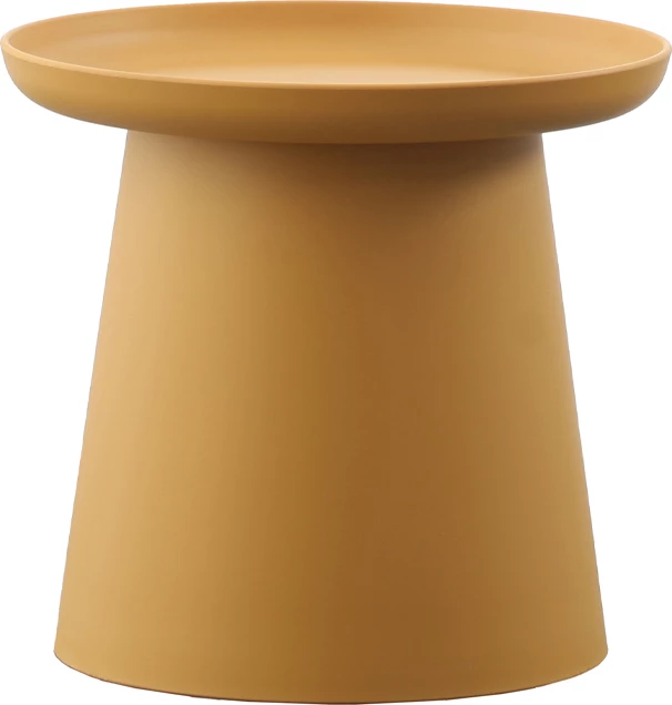 Kavni stolik, gorčične barve, 50×50×46,5 cm Tech