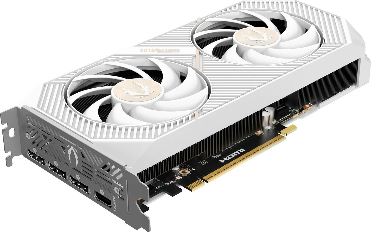 Grafična kartica RTX 5070 Twin Edge OC Zotac, 12 GB GDDR7, bela