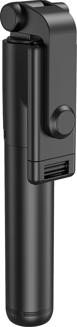 Selfie palica z integralnim stojalom Wozinsky WHS1Y, 1 m, nosilec za telefon, črna