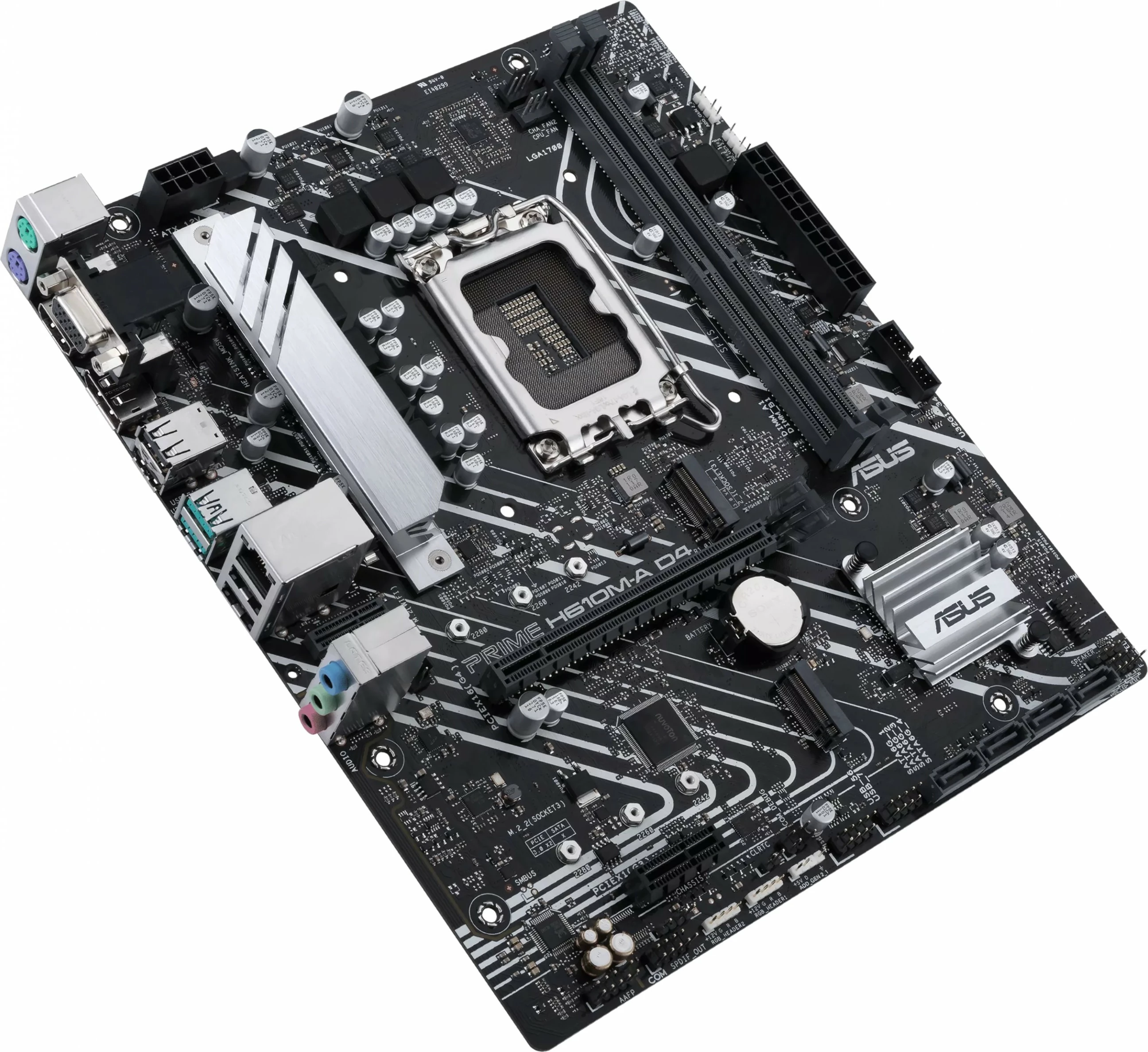 Mikro ATX plošča ASUS PRIME H610M-A D4-CSM, Intel, LGA 1700, DDR4-SDRAM