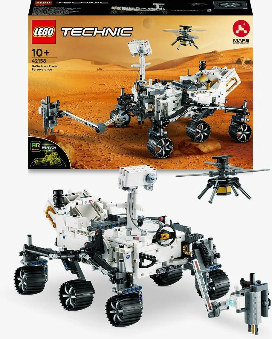 Model gradnje LEGO Technic Mars Rover Perseverance, NASA 42158, 1132 kosov, večbarvno