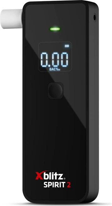 Alkoholni merilec Xblitz SPIRIT 2, črn, 2 kosa