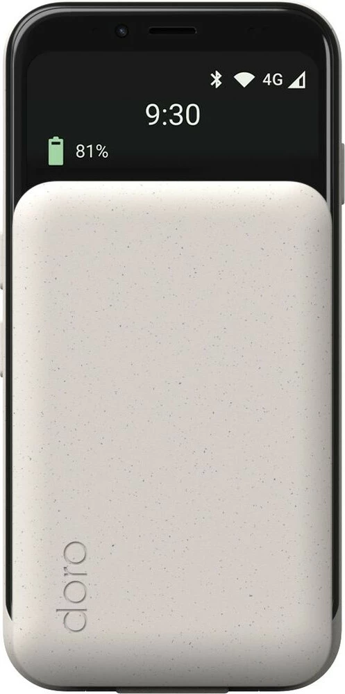 Palčljiv telefon z velikimi tipkami Doro Aurora A20, bel