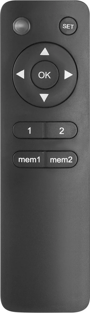 Električni stropni nosilec za TV Maclean MC-880, za zaslone 32-70", črn, z daljinskim upravljalnikom