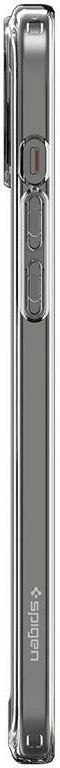 Ovitek za telefon Spigen Ultra Hybrid MagSafe za iPhone 15 Plus, prozoren/siv (carbon)