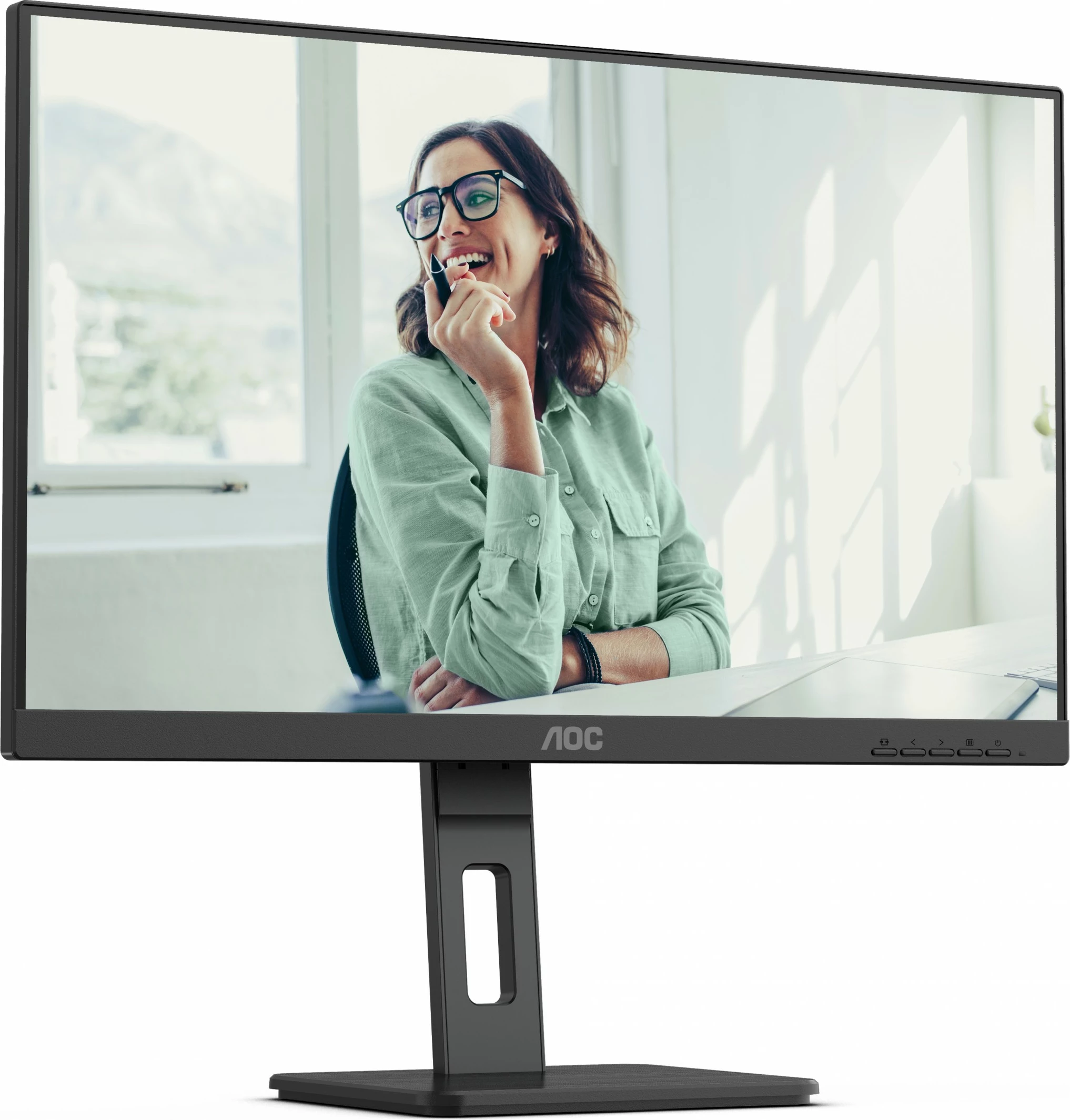 23,8" monitor AOC 24P3CV, Full HD, LED, 4 ms, črn