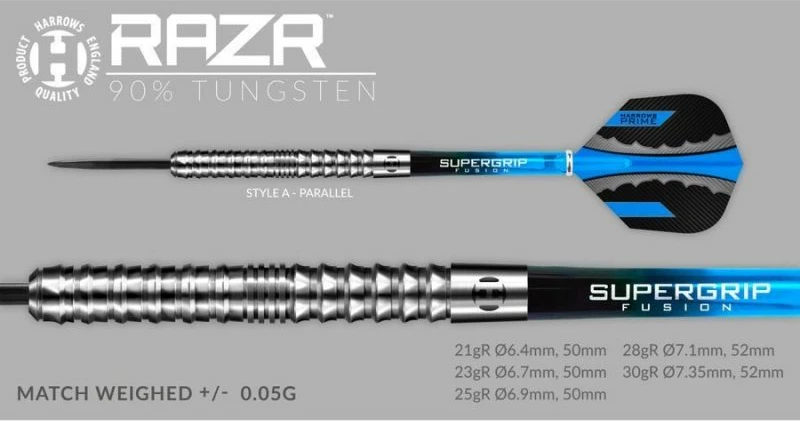 Puščice za pikado Razr 90% Harrows, za moške in ženske