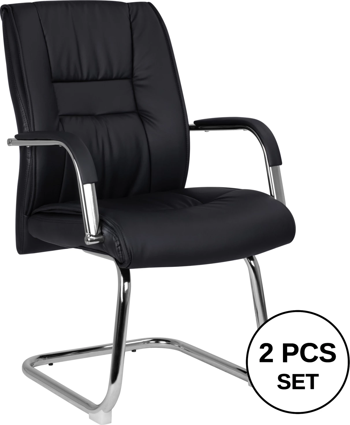 Konferenčni stol FH1107.01 črne barve 58x72x98cm, set 2 kosov