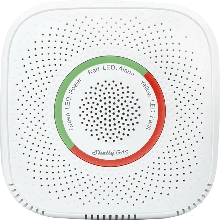 Detektor plina Shelly GAS, Wi‑Fi, 70 dB, bel