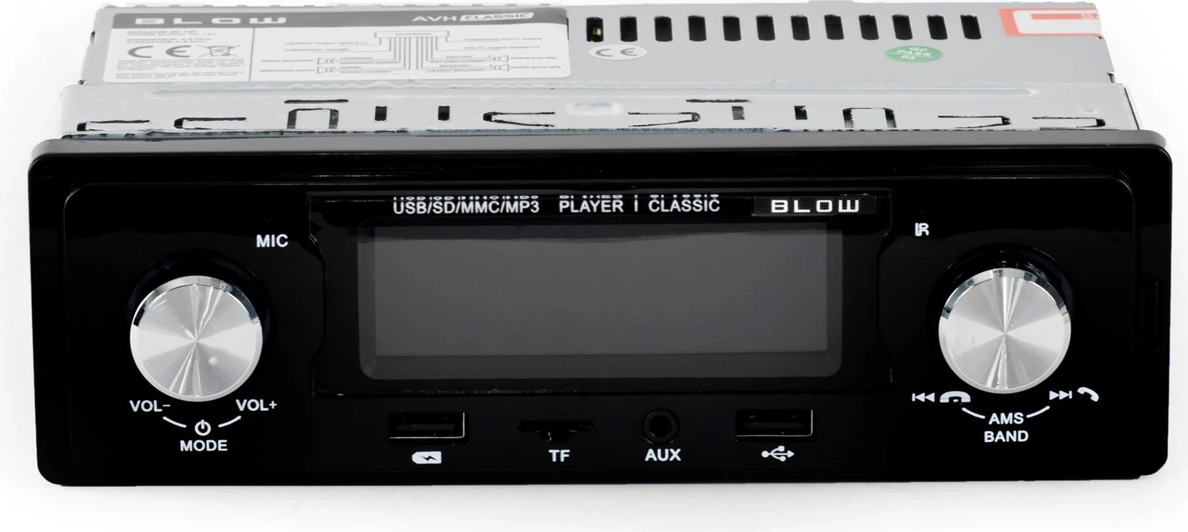 Avtoradio Blow AVH CLASSIC, črn