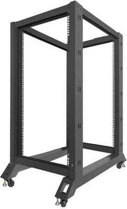 Odpvoren rack 22U, 600x1000 mm, črn - Lanberg OR01-6022-B