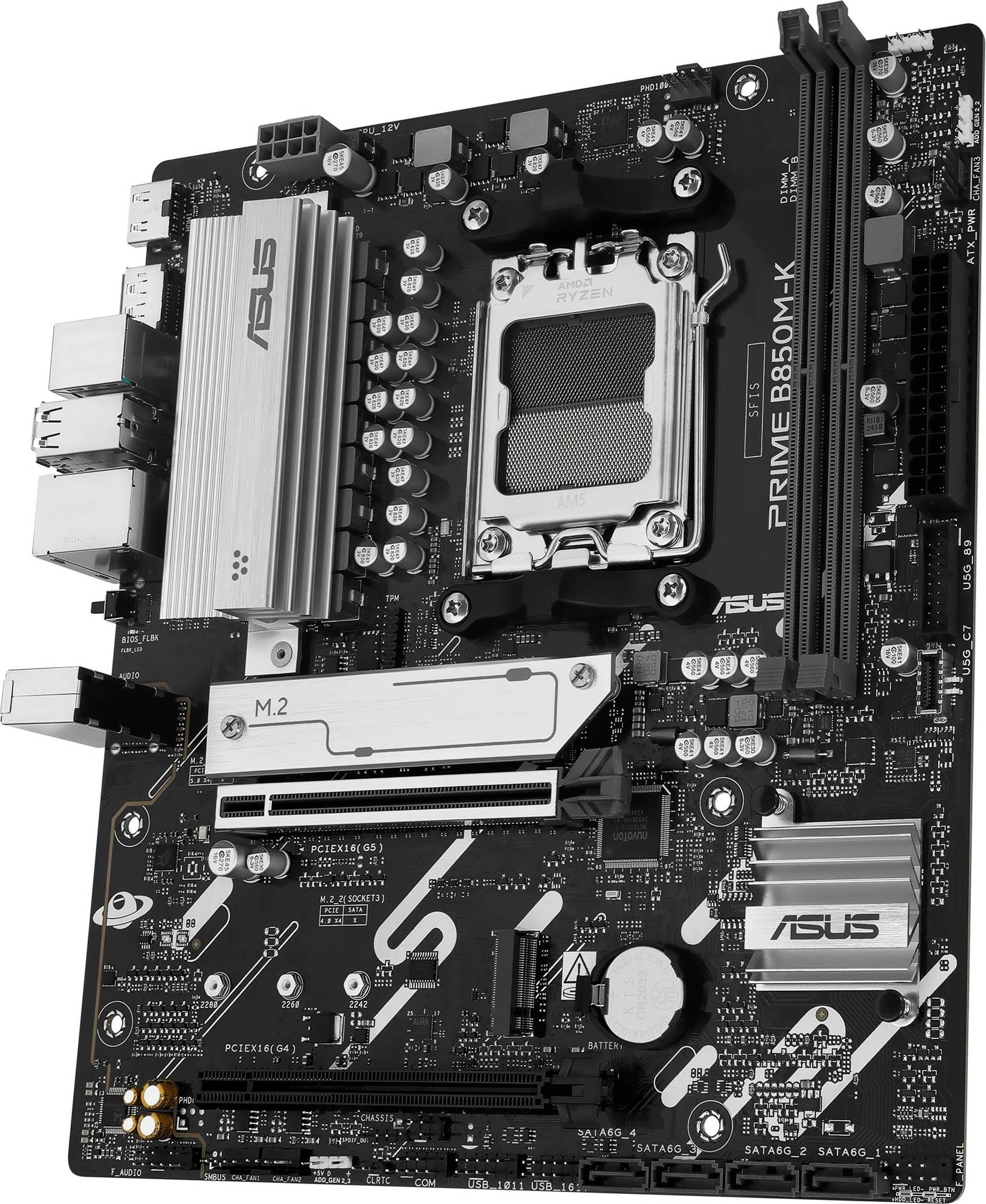 Matična plošča ASUS PRIME B850M-K, AMD, Socket AM5, DDR5, micro ATX