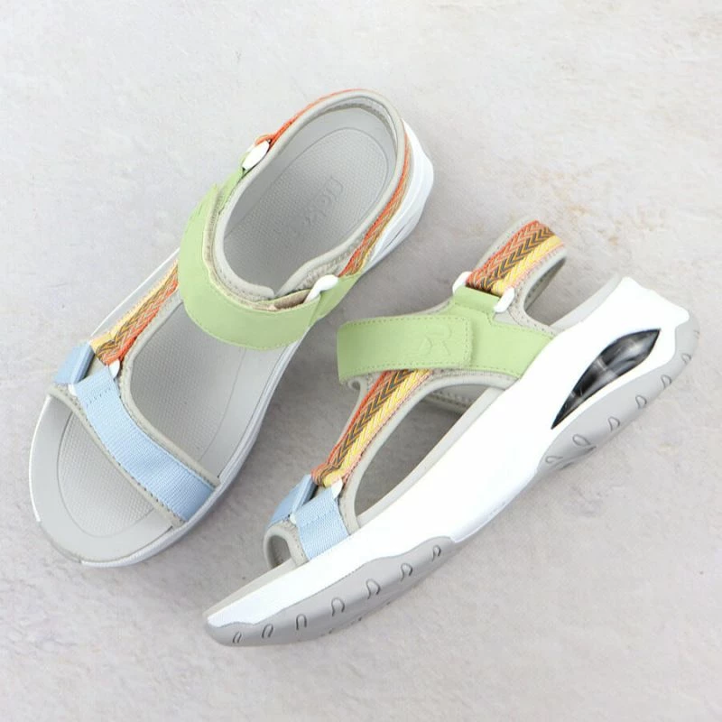 Sandali ženski, Rieker, večbarvni