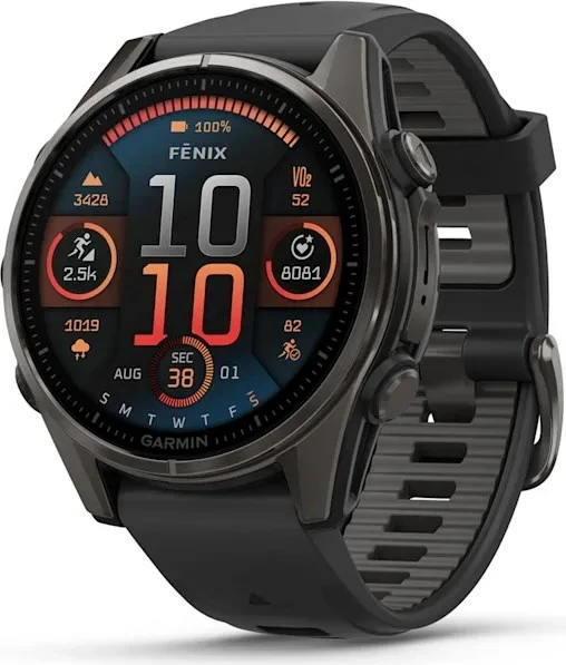Pametna ura fenix 8, 43 mm, 32 GB, AMOLED, Garmin, črna
