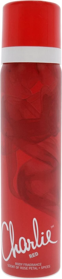 Dezodorant v spreju za ženske Revlon Charlie Red, 75 ml