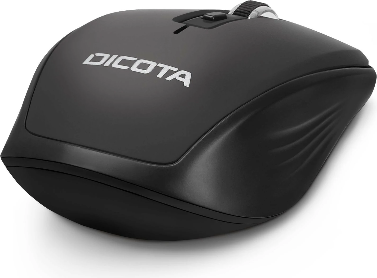 Brezžični miš Dicota TRAVEL, 1600 DPI, 5 gumbov, črna