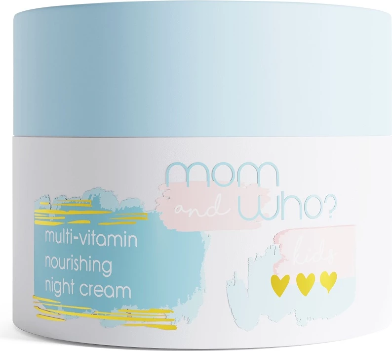 Nočna krema z multivitamini za otroke Mom and Who? 50 ml