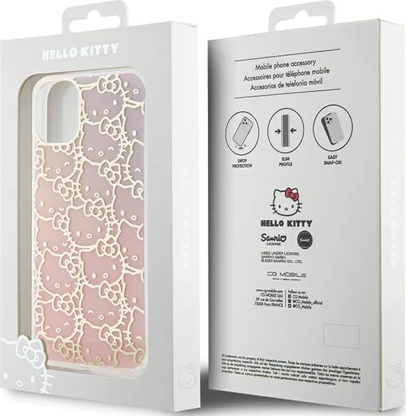Ovitek za pametni telefon IML z rožnatim gradient motivom Hello Kitty za iPhone 11/XR